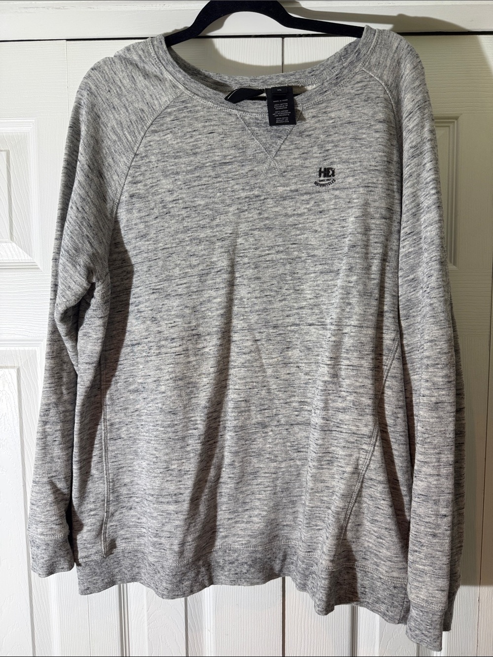 Harley-Davidson Light Heather Gray Crewneck Pullover
